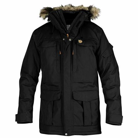 Fjällräven Men Nuuk Parkas Black PH305184 Philippines